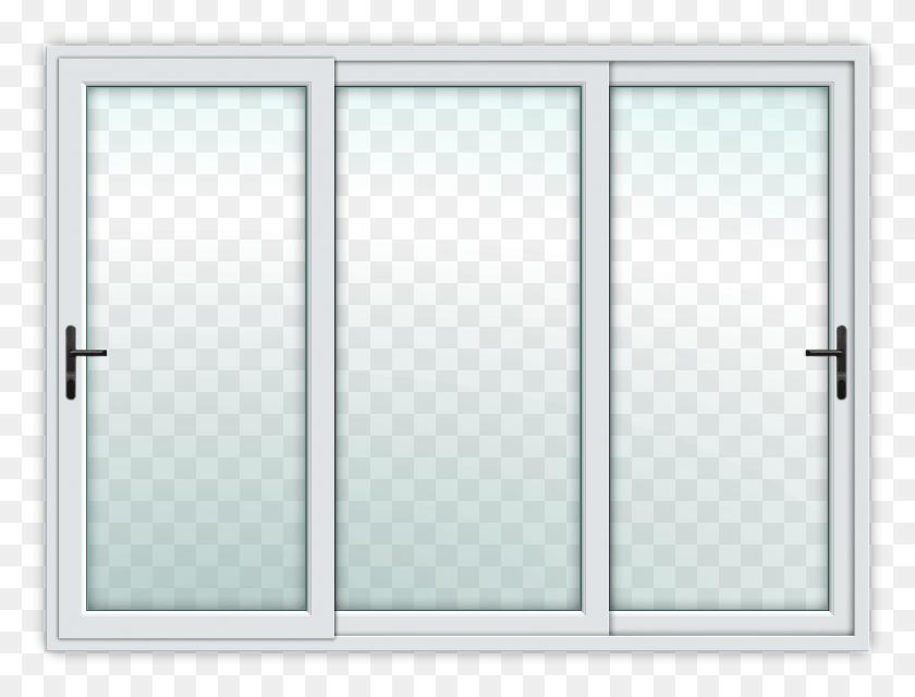 2735x2035 Glass Panel 3 Panel Sliding Window, Door, Picture Window, Shutter HD PNG Download