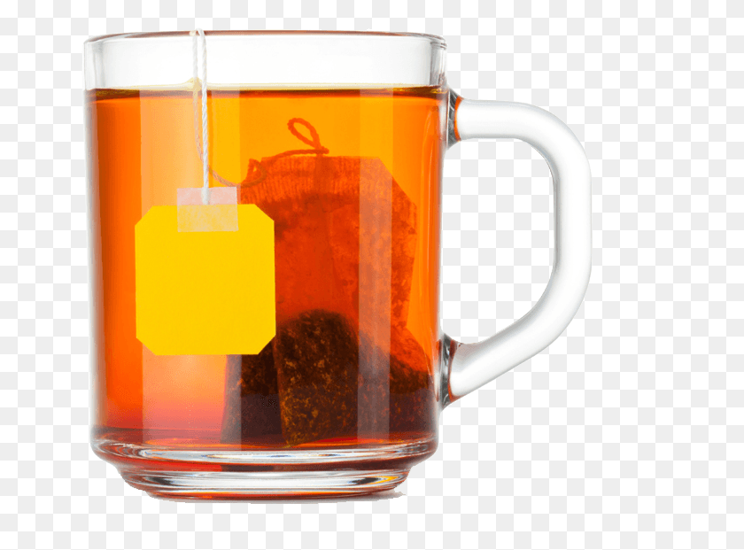 657x561 Glass Teacup With Tea Bag Tea Cup Transparent, Beverage, Drink, Stein HD PNG Download