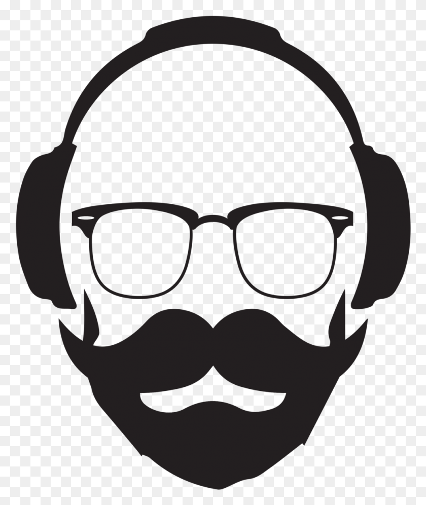 968x1162 Glasses And Headphones Clipart, Head, Face, Person HD PNG Download