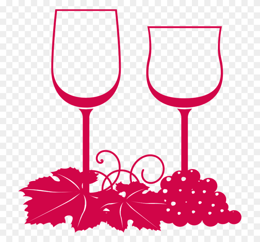 721x720 Glasses Wine Grapes Clip Art Wine Glasses, Glass, Alcohol, Beverage HD PNG Download