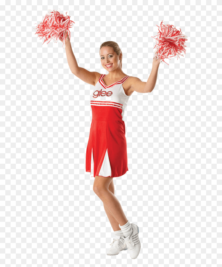 593x951 Glee Cheerios Red Glee Cheerleader Costume, Clothing, Apparel, Person HD PNG Download