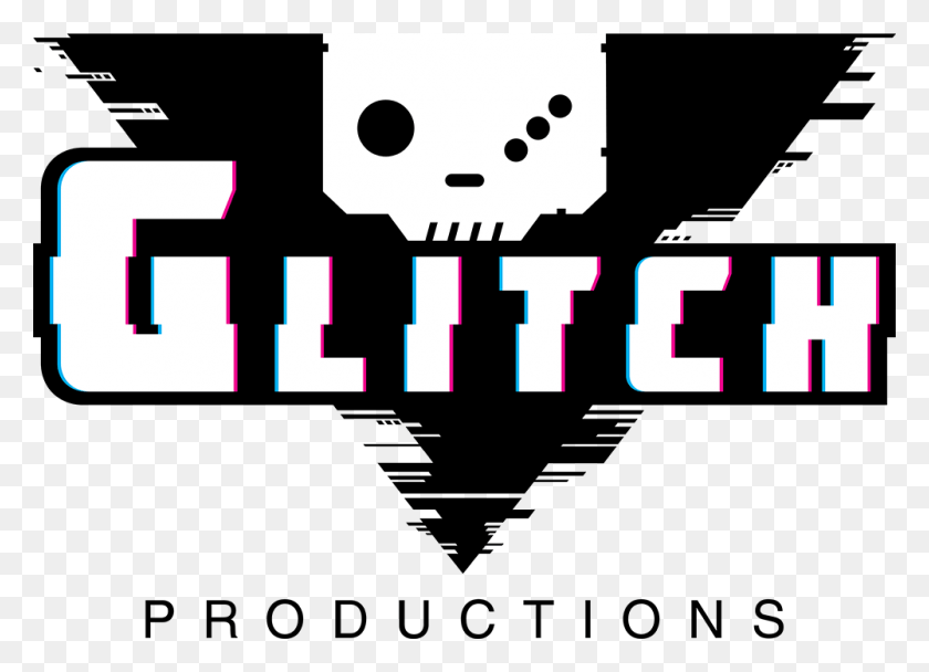 1000x703 Glitch Productions Авторские Права Glitch Productions Logo, Текст, Первая Помощь, Лицо Hd Png Скачать