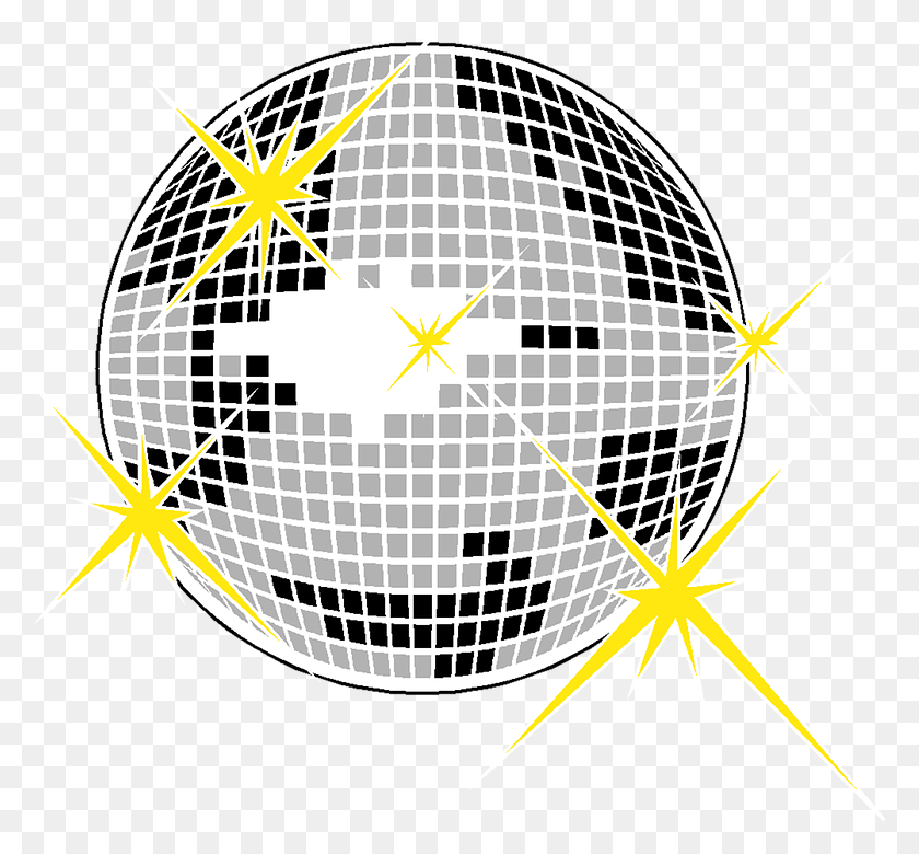 778x720 Glitter Ball Party Seventies Celebration Drawing, Astronomy, Planet, Outer Space HD PNG Download