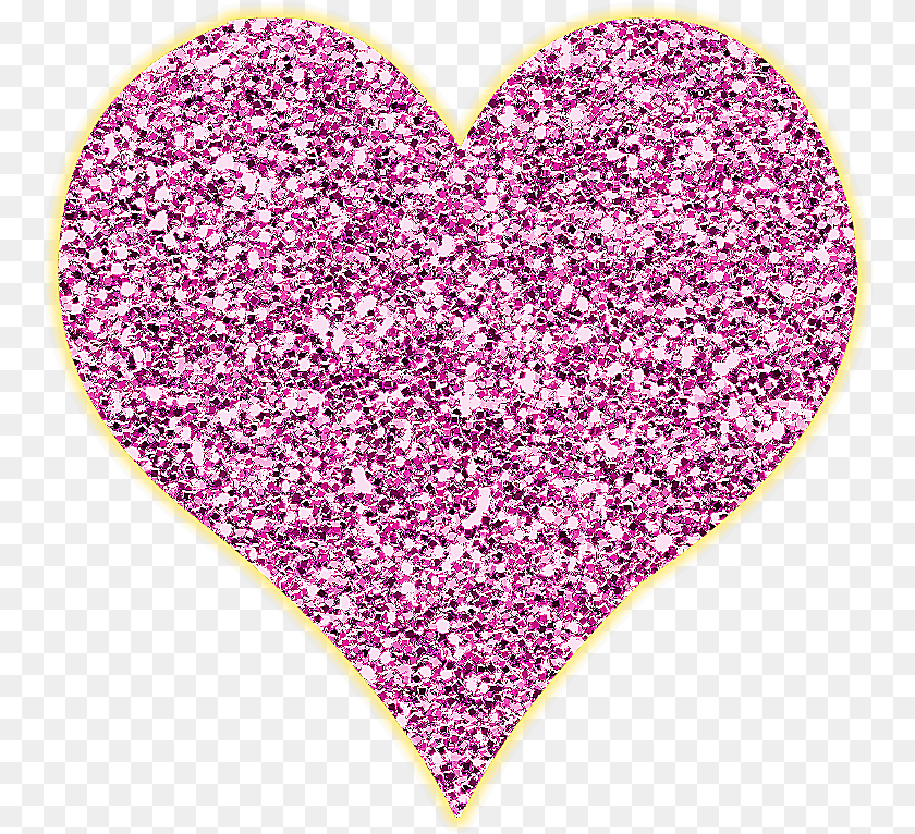 766x766 Glitter Hearts, Heart Sticker PNG