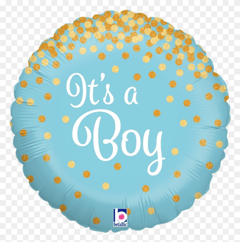 1139x1149 Glittering It39s A Boy Foil Balloon Its A Boy Foil Balloon, Birthday Cake, Cake, Dessert HD PNG Download