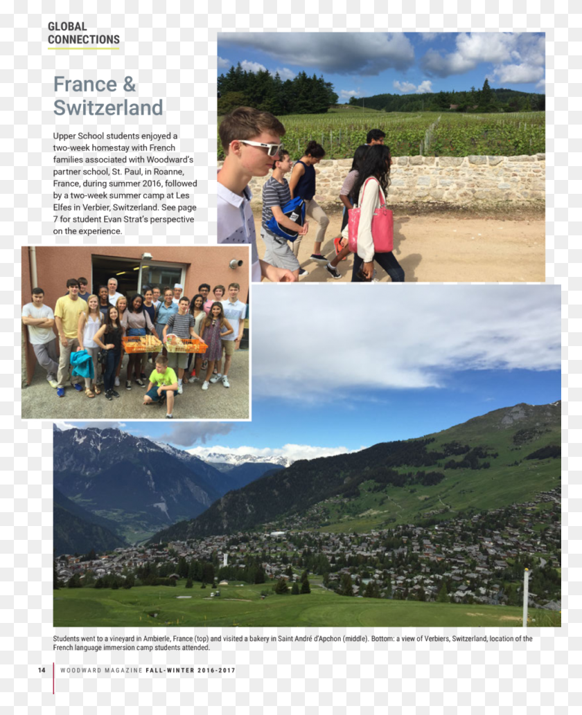 961x1199 Descargar Png Conexiones Globales Francia Suiza Escuela Superior Collage, Cartel, Anuncio, Persona Hd Png