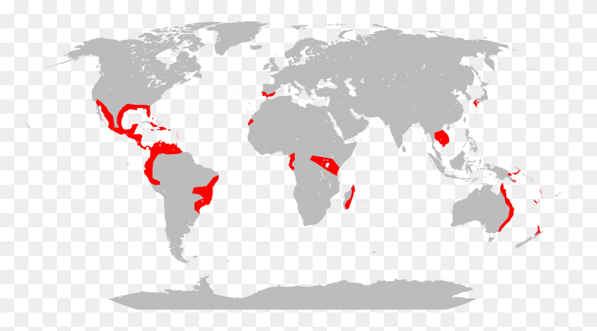 5365x2796 Global Distribution Of Lantana Camara World Map With Antarctica, Map, Diagram, Plot HD PNG Download