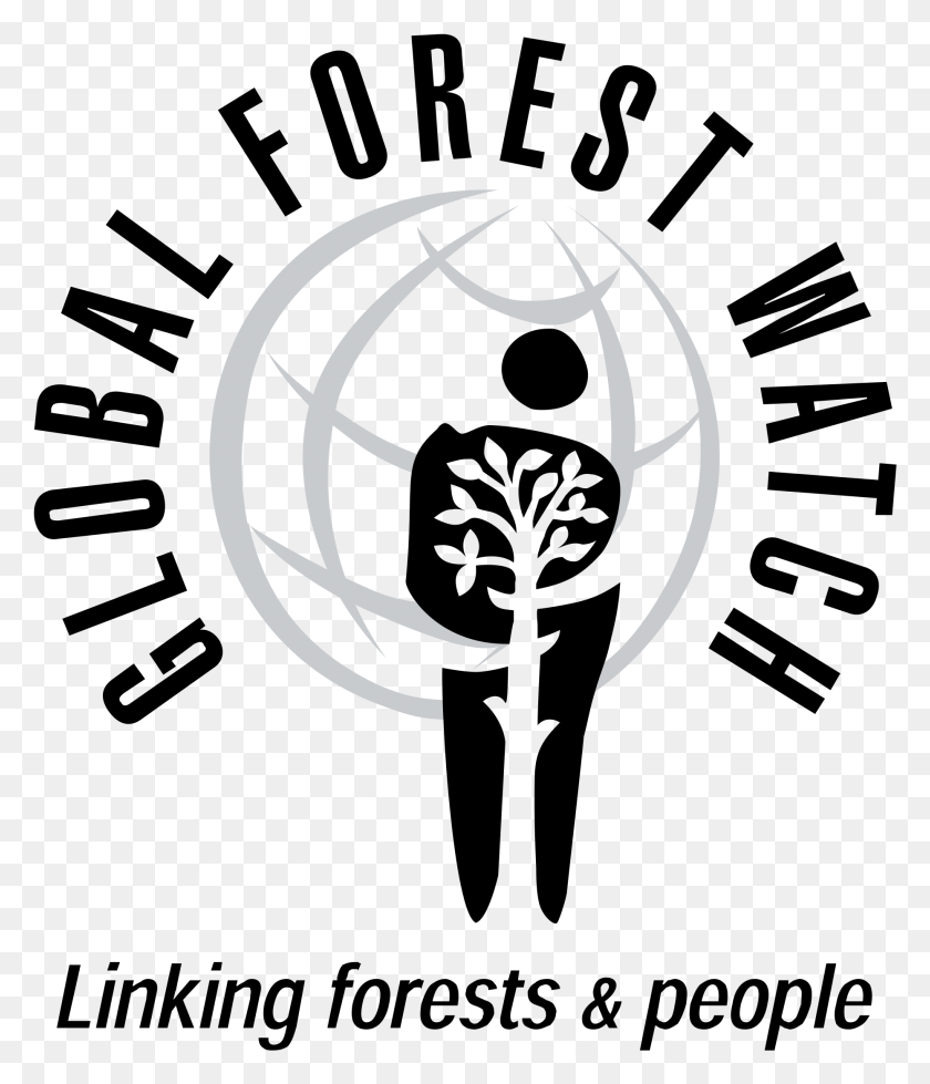 1859x2191 Global Forest Watch Logo Transparent Global Forest Watch, Stencil, Symbol, Text HD PNG Download