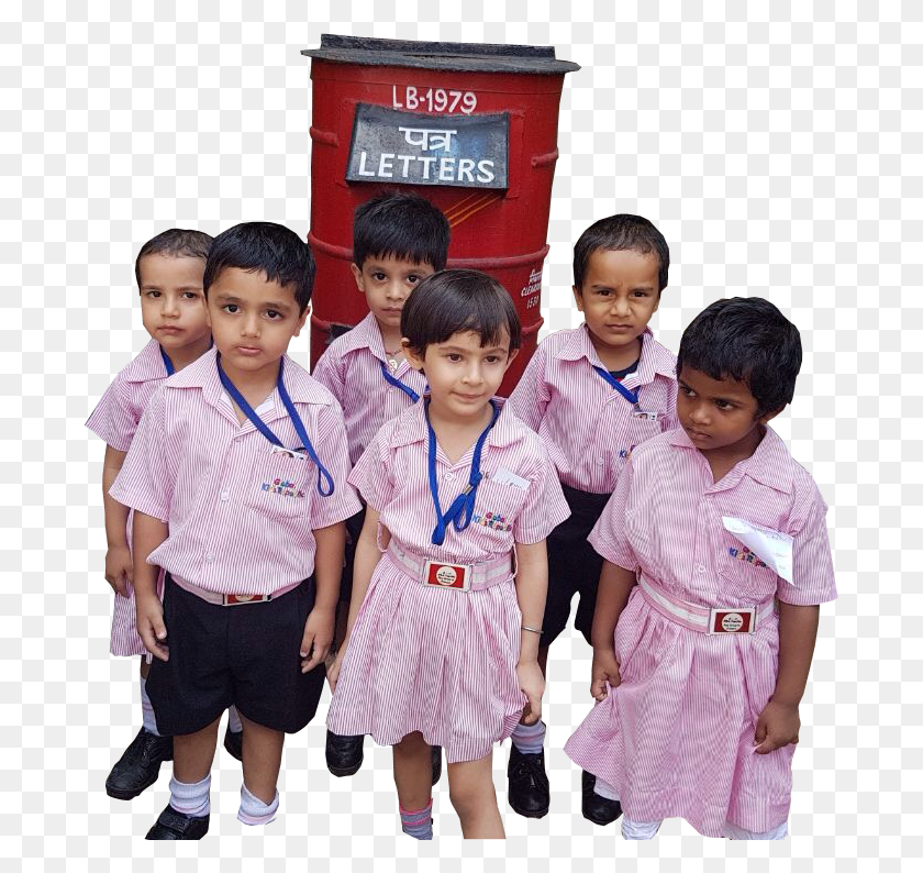 687x734 Глобальная Детская Индийская Школа Индийская Школа Дети, Человек, Человек, Одежда Hd Png Скачать