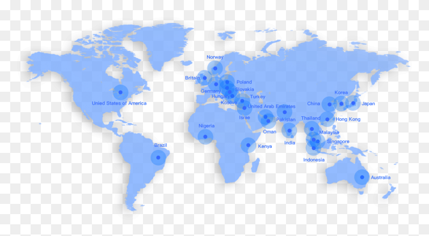 1145x592 Global Reach Primark Around The World, Map, Diagram, Plot HD PNG Download