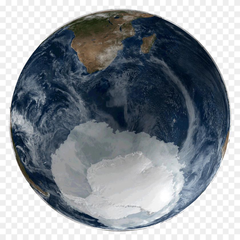 2118x2118 Global View Of Antarctica Pan Am Flight 50 Route, Moon, Outer Space, Night HD PNG Download