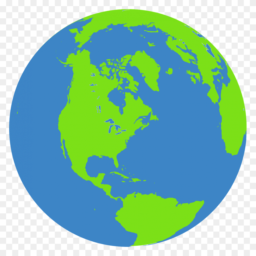 1279x1280 Globe Earth World Map Blue Green Water Ocean Earth Vector Transparent, Outer Space, Astronomy, Universe HD PNG Download