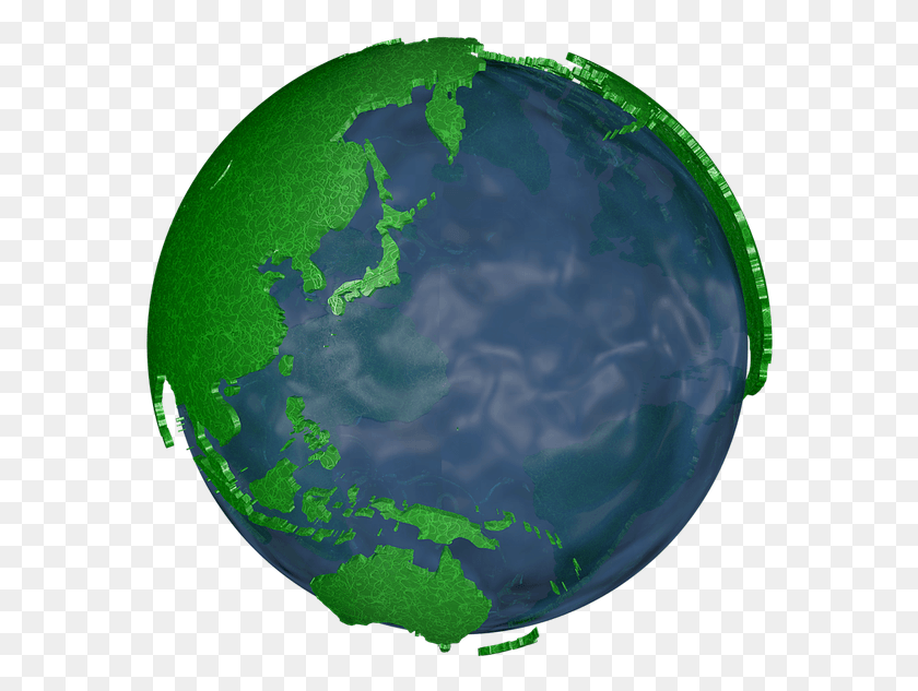 578x573 Globe Pngworldearththe Globeocean 3d Land, Outer Space, Astronomy, Universe HD PNG Download