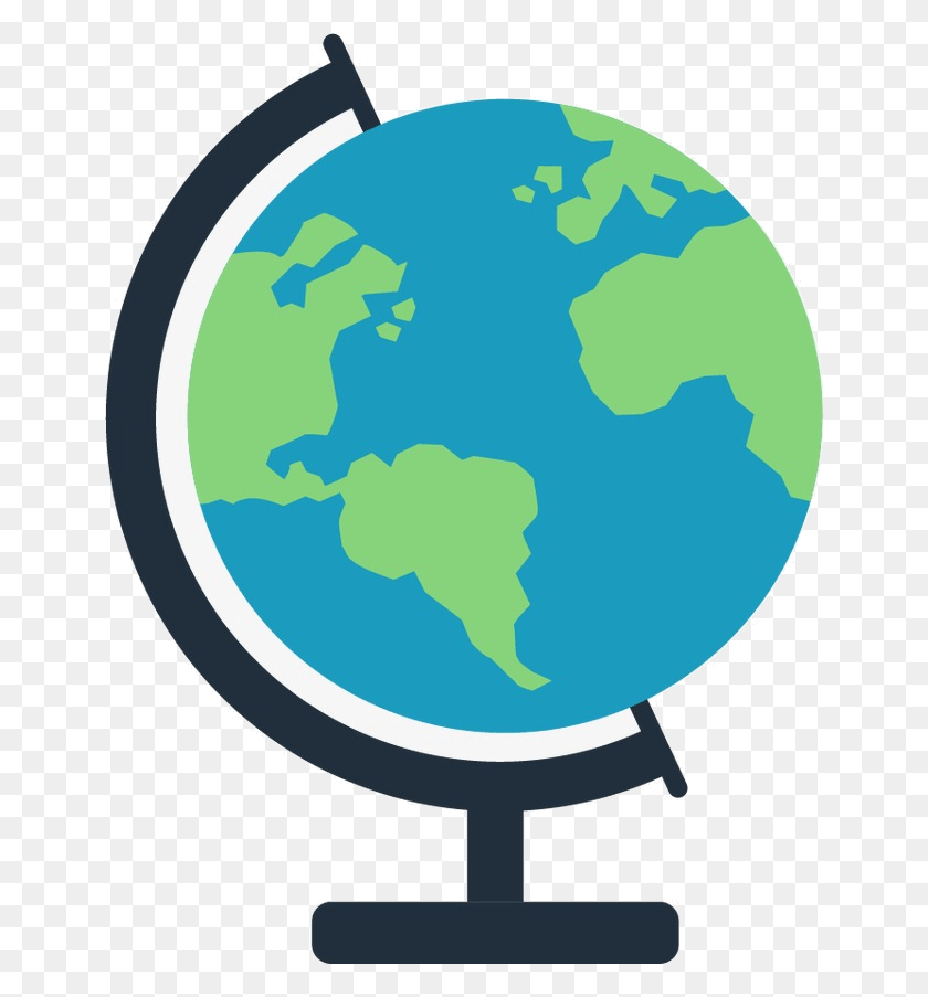 650x843 Globe Vector Clipart And For Free Transparent Transparent Globe Clipart, Outer Space, Astronomy, Space HD PNG Download