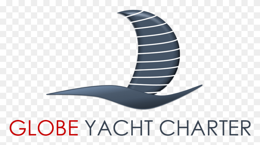 858x450 Globe Yacht Charter Logo About Mark E Stone Breaker, Lamp, Animal, Sea Life HD PNG Download