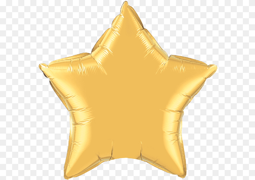 593x593 Globo Estrella Dorada Yellow Star Foil Balloons, Badge, Logo, Symbol, Clothing Transparent PNG