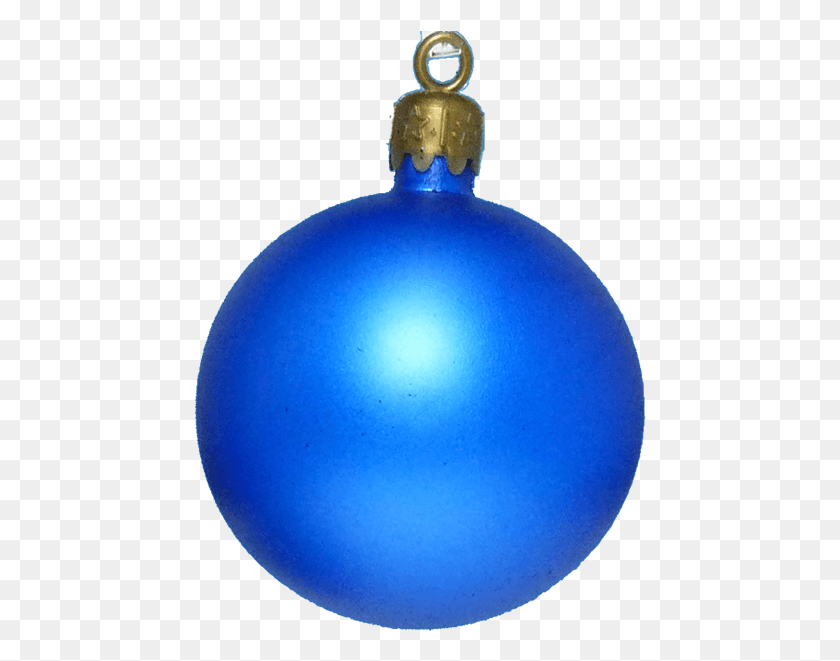453x601 Globo Liso Brillante Azul Adorno De Navidad, Muñeco De Nieve, Invierno, La Nieve Hd Png