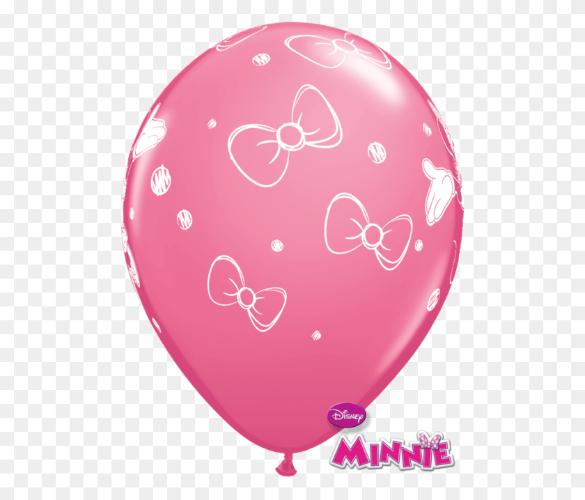 500x658 Globo Minnie Rose 25ct 1128cm Mardi Gras Latex Balloon, Ball HD PNG Download