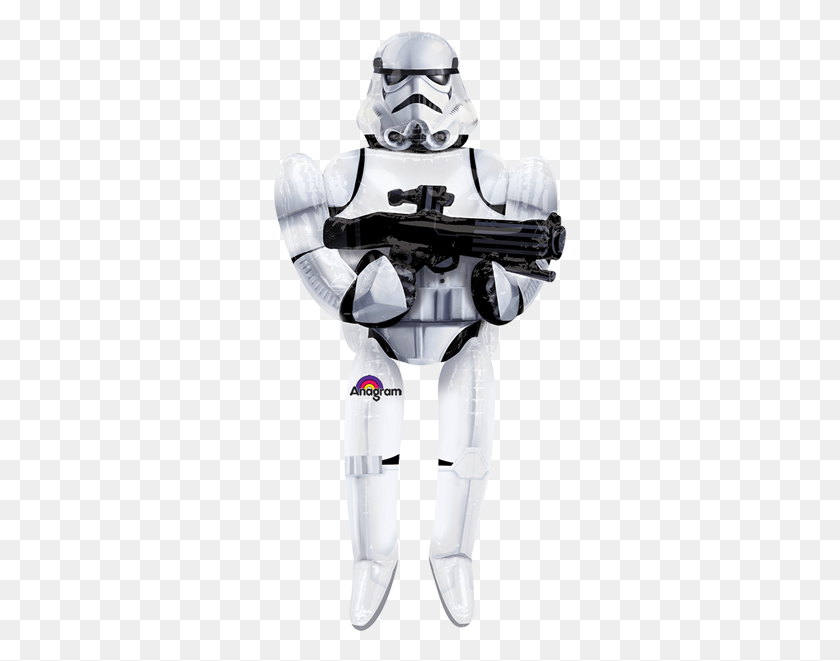 293x601 Descargar Png Globo Storm Trooper Star Wars Personajes, Casco, Ropa, Vestimenta Hd Png