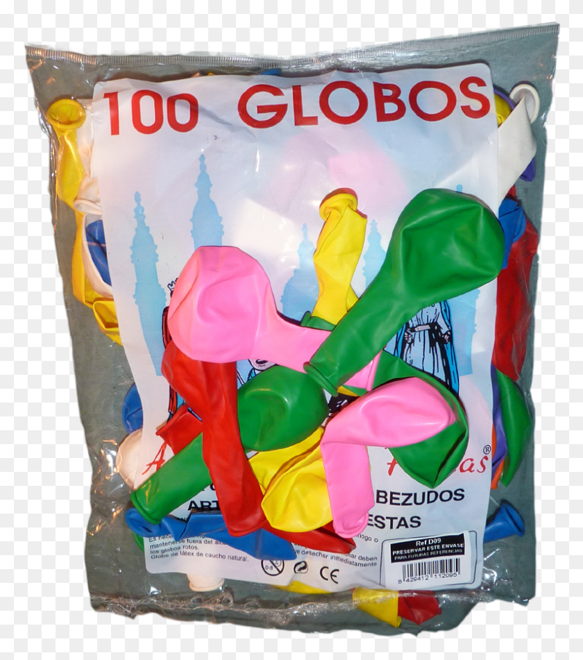 796x910 Globos Goma Colores Normal De Globos, Clothing, Apparel, Food HD PNG Download