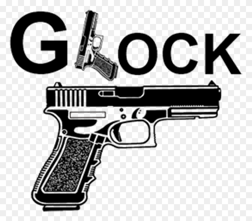 945x820 Descargar Png Glock Logo Blackandwhite Glock Png