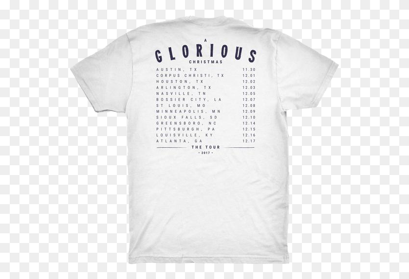 555x514 Descargar Png / Camiseta Glorious Tour 2017 Png