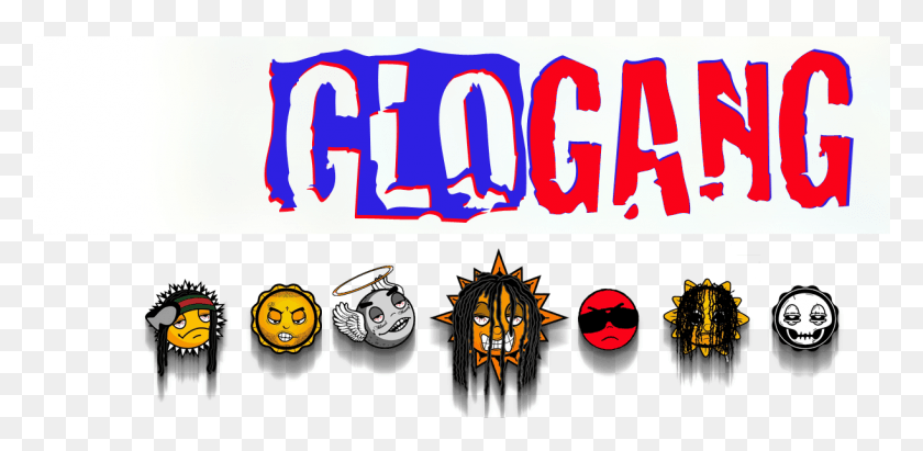 1222x550 Glory Boyz Logo Glo Gang Chief Keef, Gafas De Sol, Accesorios, Accesorio Hd Png