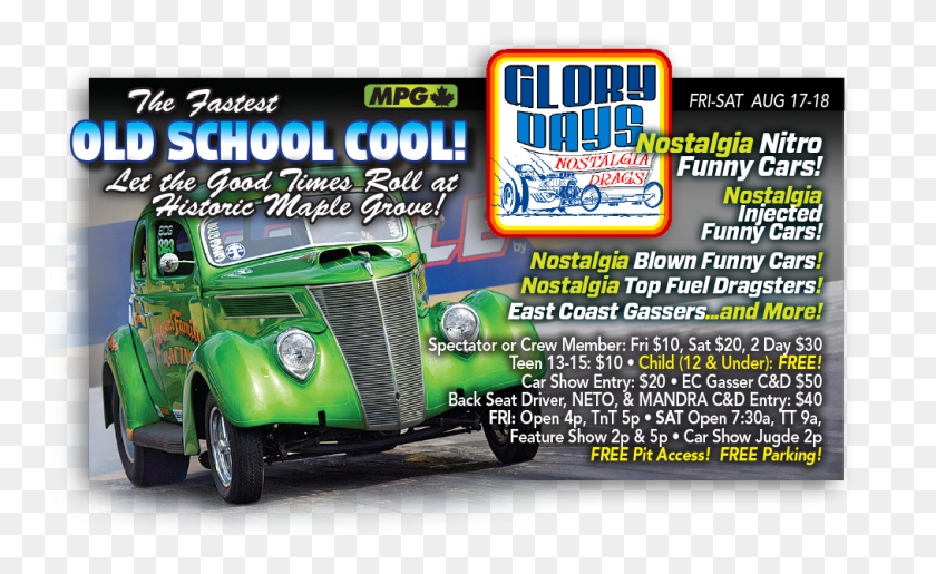 1013x591 Glory Days Nostalgia Drags Antique Car, Vehicle, Transportation, Automobile HD PNG Download