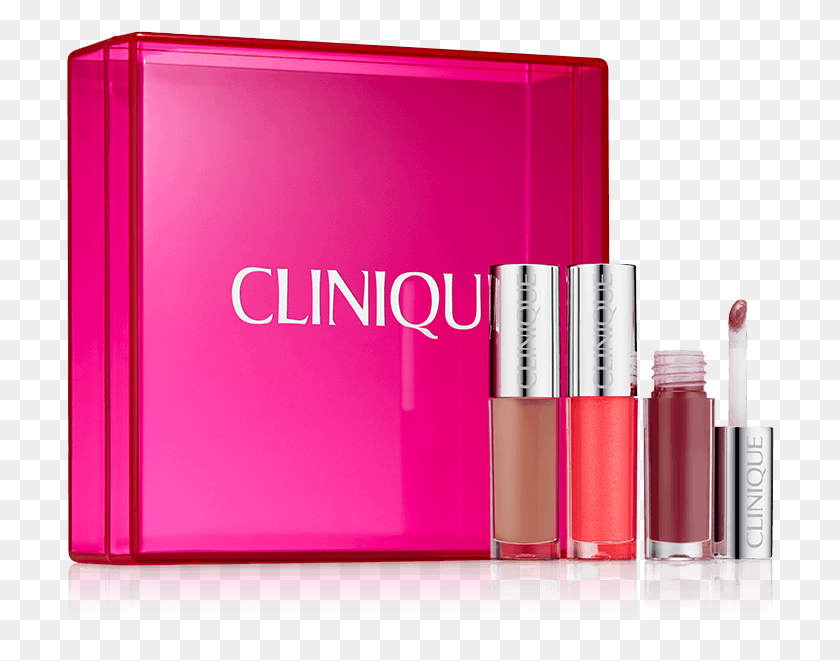 709x601 Gloss And Go Kisses Clinique Gloss Amp Go Kisses Gift Set, Cosmetics, Bottle, Perfume HD PNG Download