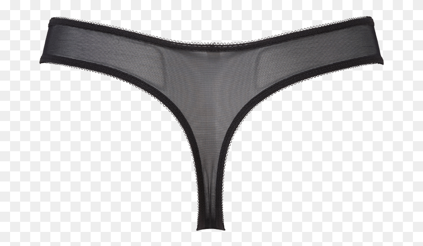 687x428 Glossies Lace Thong Black Rear Shot Underpants, Clothing, Apparel, Lingerie HD PNG Download