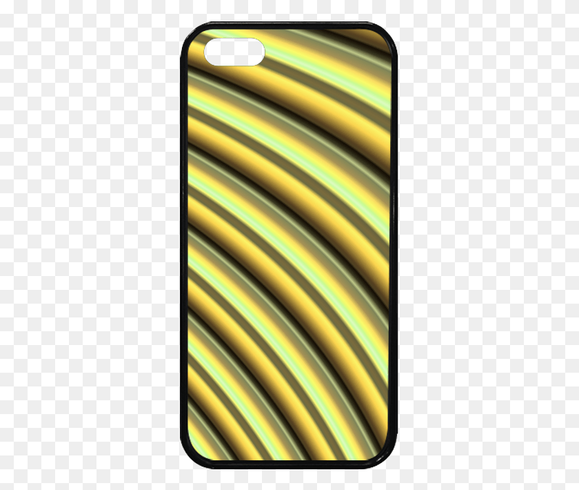 319x650 Glossy Banana Yellow Gradient Stripes Rubber Case For Mobile Phone, Ornament, Pattern, Fractal HD PNG Download