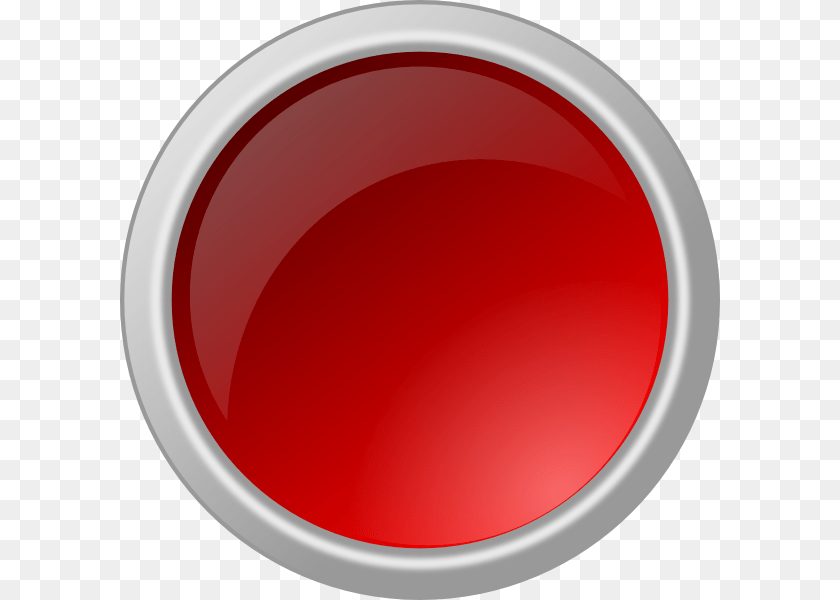 600x600 Glossy Red Button Svg Clip Arts 600 X 600 Px, Disk Transparent PNG