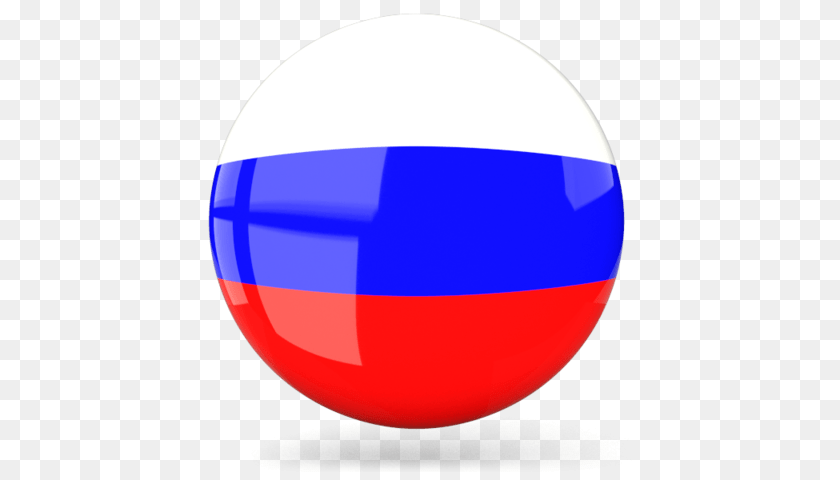 640x480 Glossy Round Icon Illustration Of Flag Of Russia, Sphere Clipart PNG