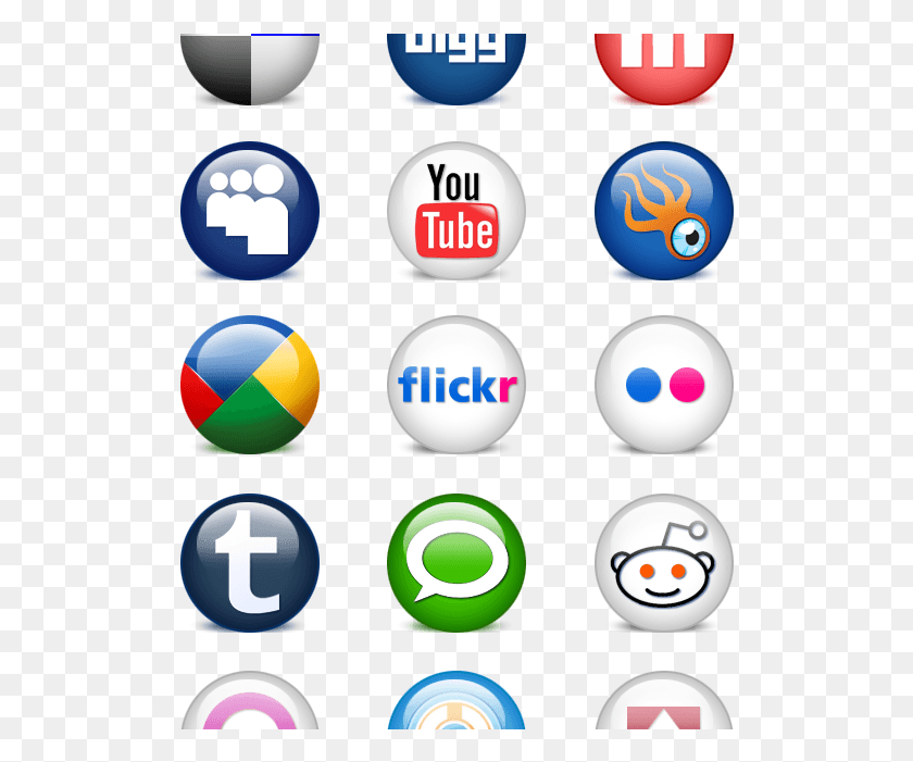 510x641 Glossy Social Media Icons Youtube Icon, Text, Number, Symbol HD PNG Download