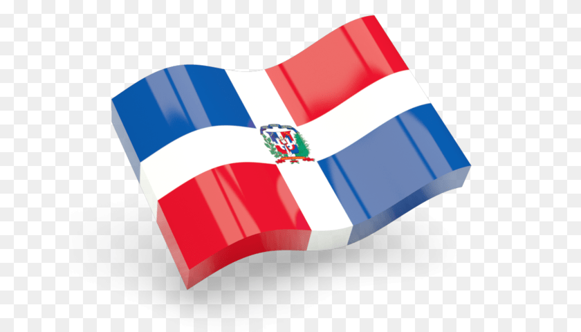 640x480 Glossy Wave Icon Illustration Of Flag Of Dominican Republic Clipart PNG