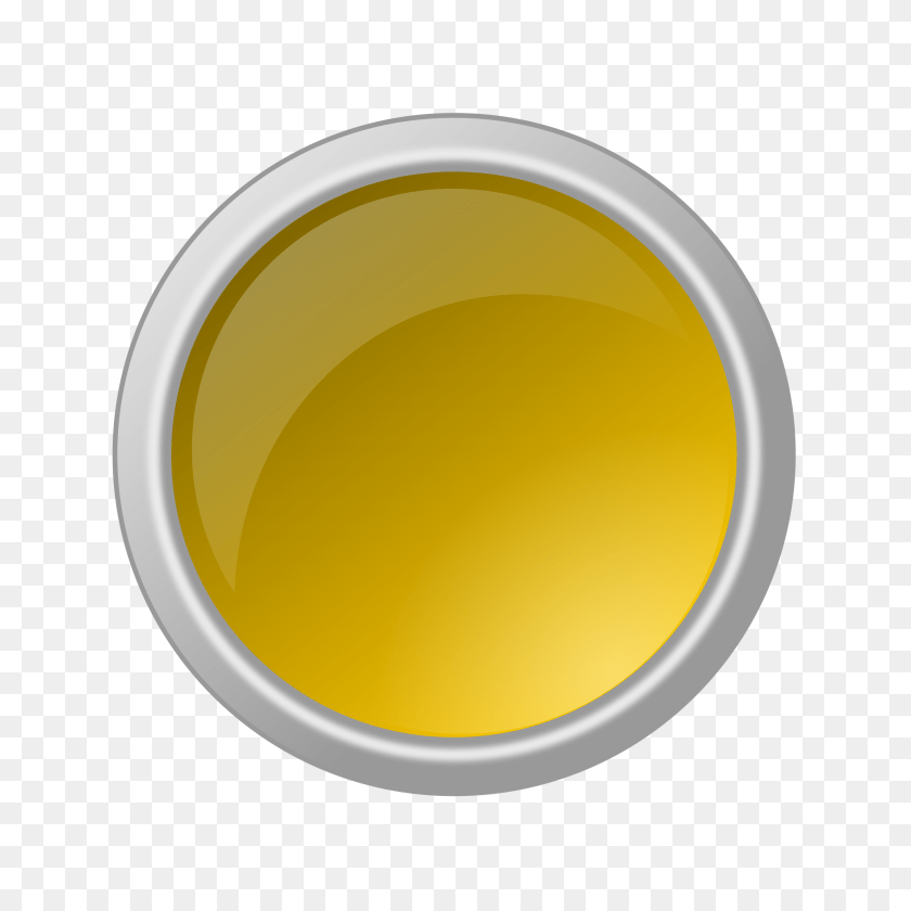 Glossy Yellow Button Downloads Clipart, Food, Meal, Dish, Bowl Sticker PNG