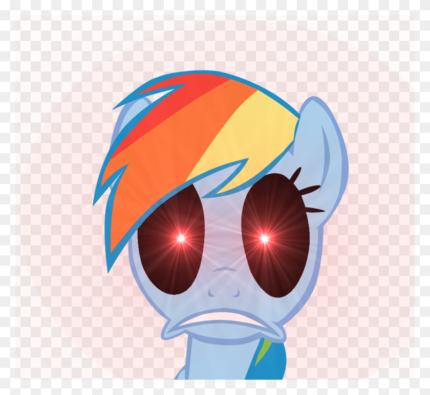 1000x915 Glowing Eyes Possessed Rainbow Dash Safe Lost The Game Meme Rainbow Dash, Graphics, Outdoors HD PNG Download