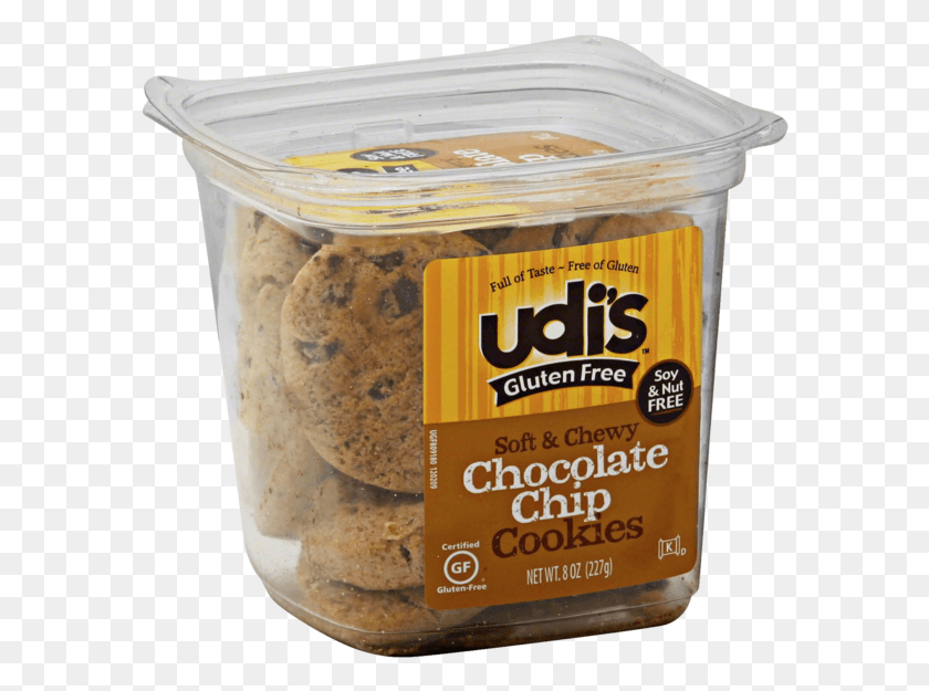 586x565 Gluten Free Chocolate Chip Cookies Gold Udis Cookies Chocolate Chip, Food, Plant, Dessert HD PNG Download