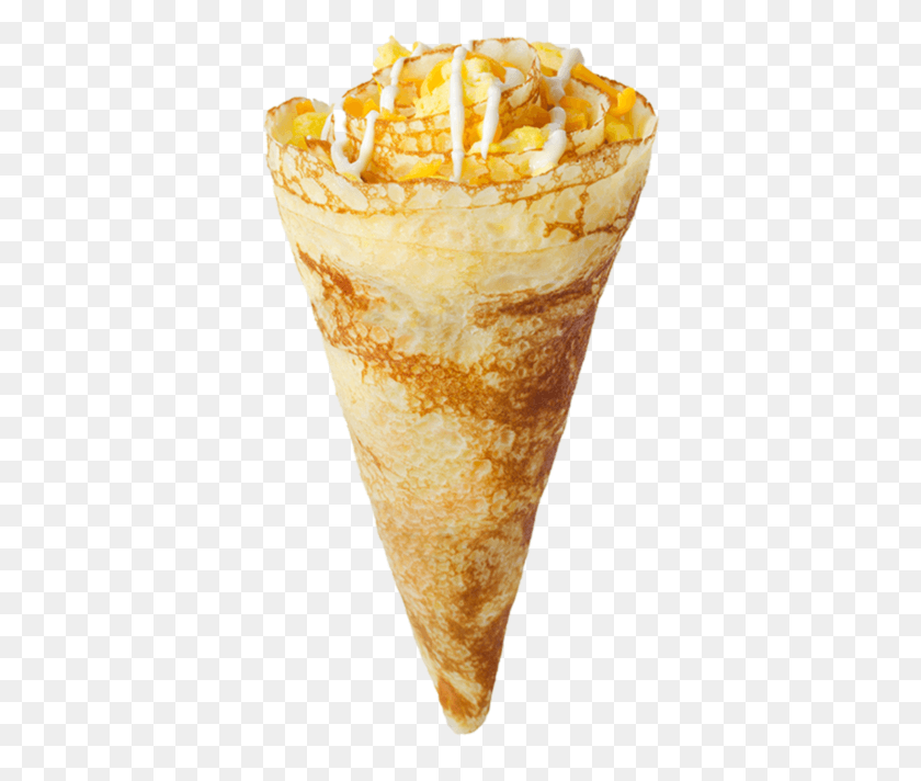 364x652 Gluten Free Crepes Nyc Ice Cream Cone, Bread, Food, Cream HD PNG Download