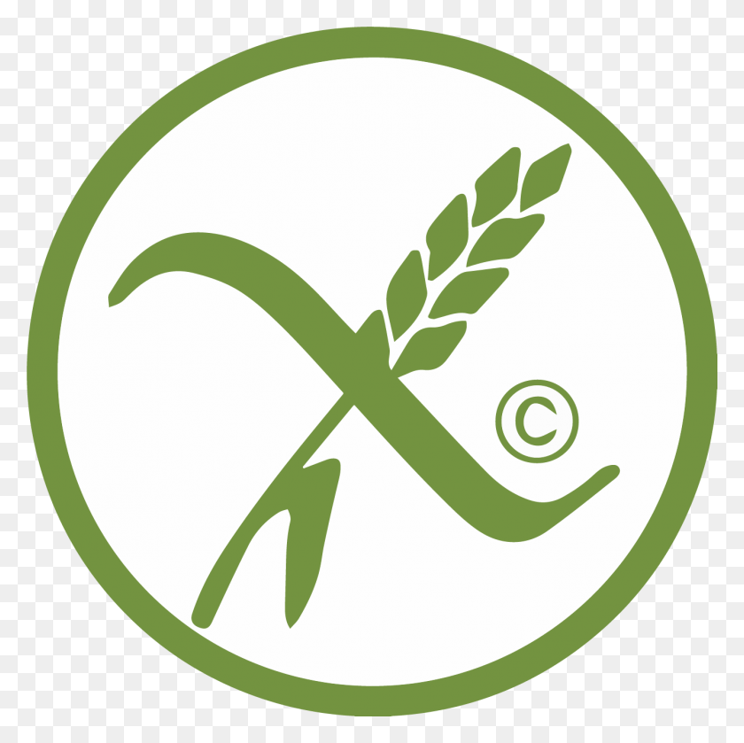 1345x1344 Gluten Free Logo Crossed Grain Symbol, Plant, Trademark, Tennis Ball HD PNG Download