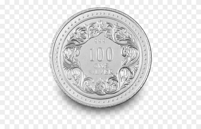 428x480 Gm Silver Coin, Money, Rug, Dime HD PNG Download