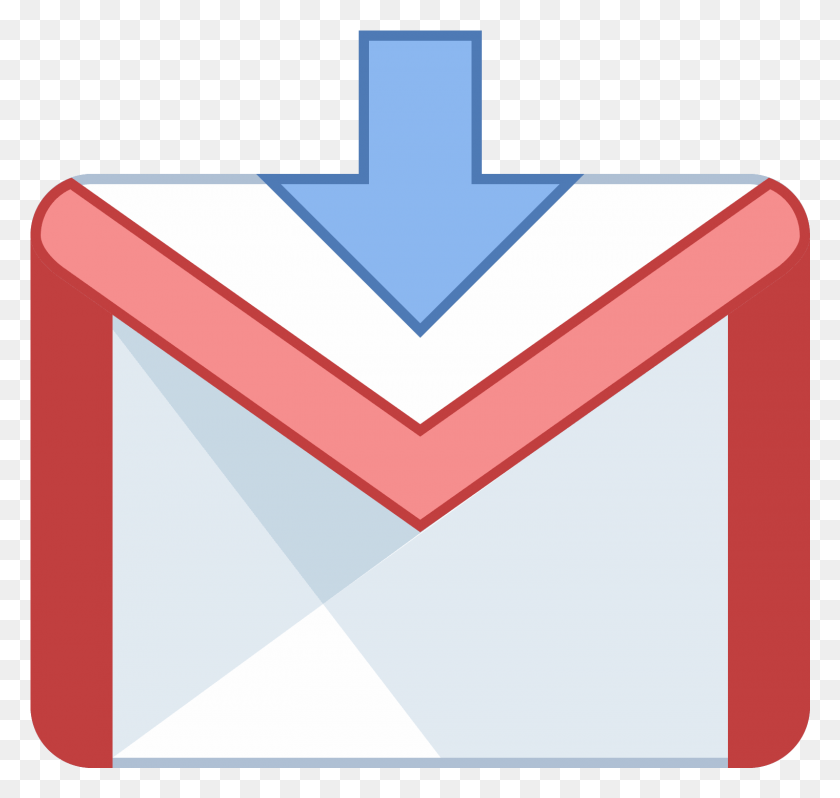 1521x1441 Gmail Vector Icon Gmail, Envelope, Mail, Airmail HD PNG Download
