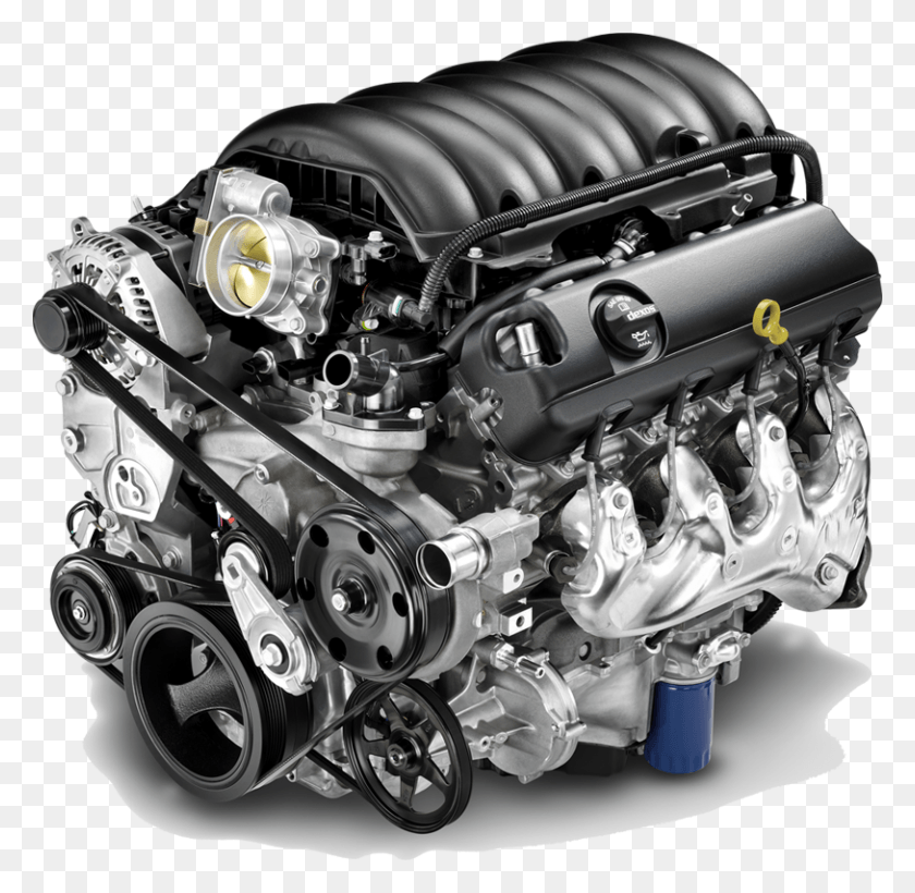 813x793 Gmc Sierra 1500 Engine 2018 Chevy Silverado Engine, Machine, Motor, Motorcycle HD PNG Download