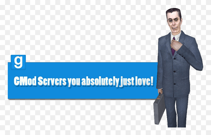 801x492 Gmod Servers That You Absolutely Love G Man, Clothing, Suit, Overcoat HD PNG Download
