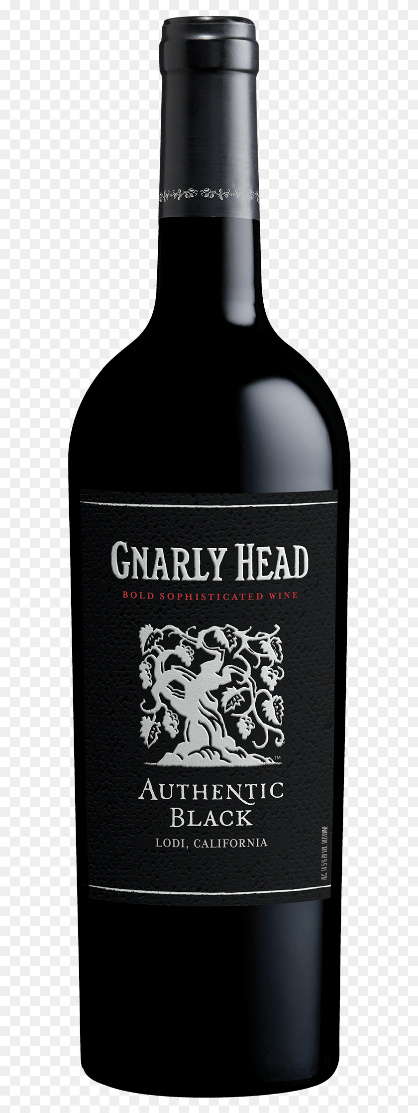 570x2175 Gnarly Head Old Vine Zin 2015, Алкоголь, Напиток, Напиток Hd Png Скачать
