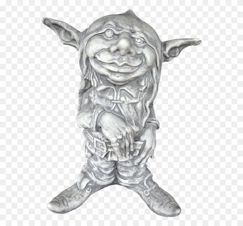 556x720 Gnome, Statue, Sculpture HD PNG Download