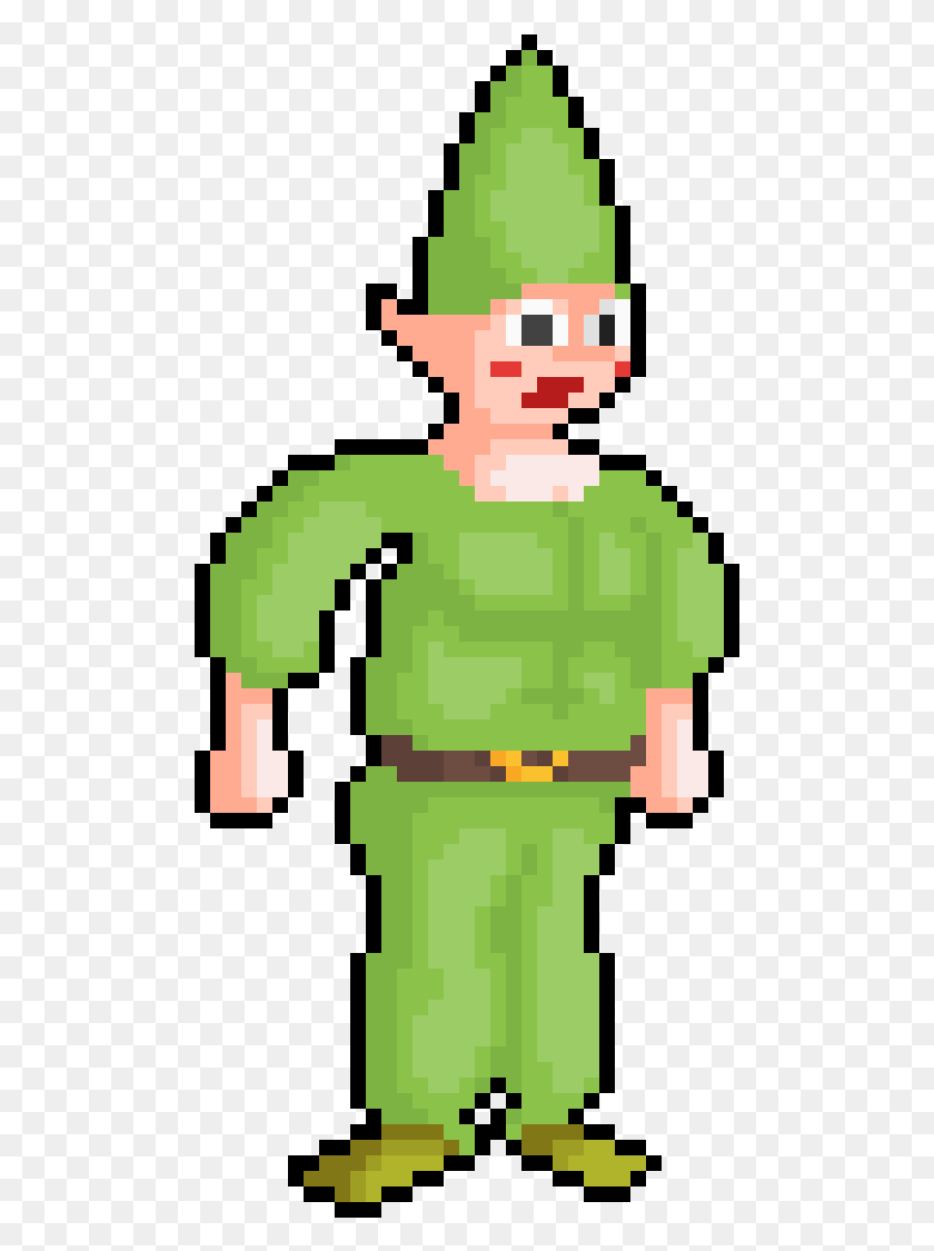 491x1065 Gnome Child Pixel Art, Green, Graphics HD PNG Download