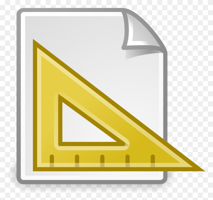 1003x938 Gnome Document, Mailbox, Letterbox, Triangle Descargar Hd Png