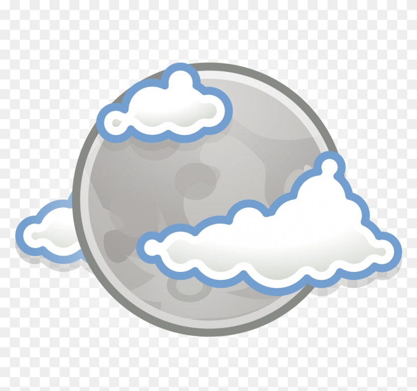1025x957 Gnome Weather Few Clouds Night Weather Clouds Night, Nature, Outdoors, Birthday Cake HD PNG Download