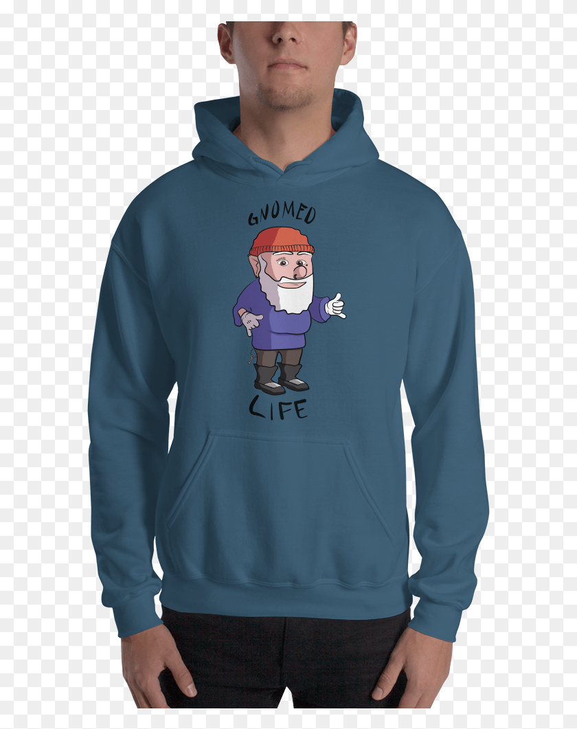 587x1001 Descargar Png / Sudadera Con Capucha Gnomed Life